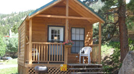 Comfort Cabin at RV Park Estes CO